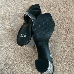 BP. Naomi sandal women BLACK faux leather